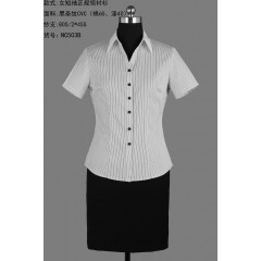 女短袖正规衬衫